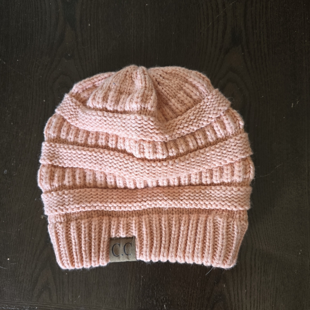 C.C. Boutique Pink Knit Hat